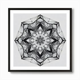 Abstract Mandala 2 Art Print