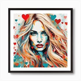 love and desire 1 Art Print