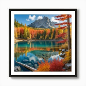 Autumn Lake 7 Art Print