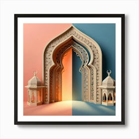 Islamic Architecture Concept Art Print