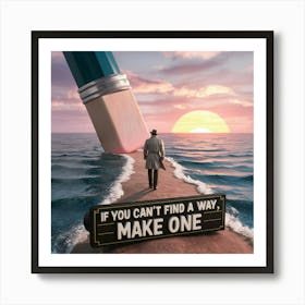 If You Can'T Find A Way Make One 2 Art Print