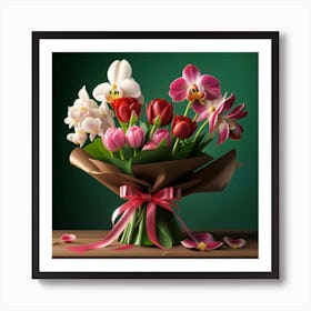 Bouquet Of Flowers 1 Art Print