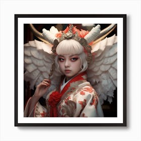 Angelic Woman #1 Art Print