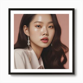 Korean Beauty 1 Art Print