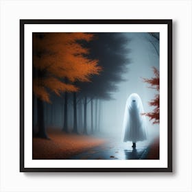 Ghost In The Woods 8 Art Print