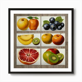 Fruit Set Art Print