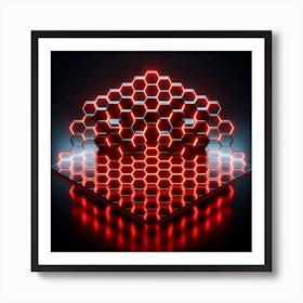 Hexagons Art Print