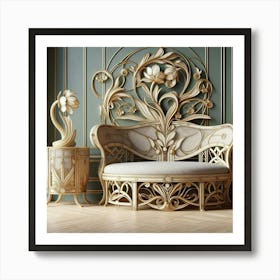 Nouveau Furniture 2 Art Print