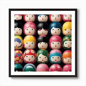 Asian Dolls 7 Art Print