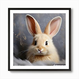 Cute Bunny Art Print