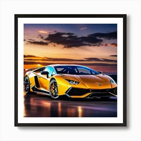 Lamborghini Huracan Art Print