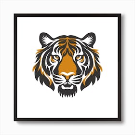 Tiger Head Logo 1 Art Print