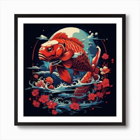 Koi Fish 11 Art Print