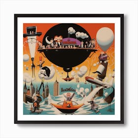 Hot Air Balloon Art Print