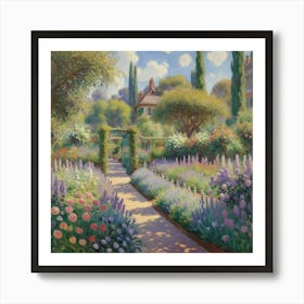 Garden Path 2 Art Print