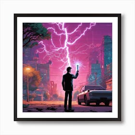 Lightning Bolt Art Print