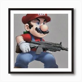 Mario Bros 2 Art Print