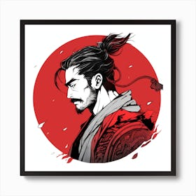 Samurai Warrior 6 Art Print