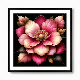 Peony Flower 3 Art Print