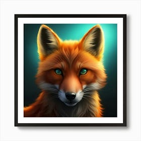 Foxy Charisma Art Print