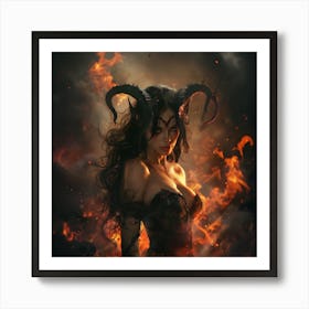 Devil Woman Art Print