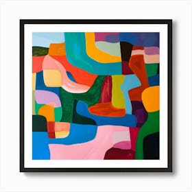 Modern Abstract Collection 35 Art Print