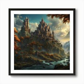 Fantasy Castle 2 Art Print