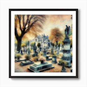 Graveyard Art Print