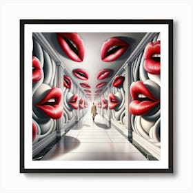 Kisses Art Print