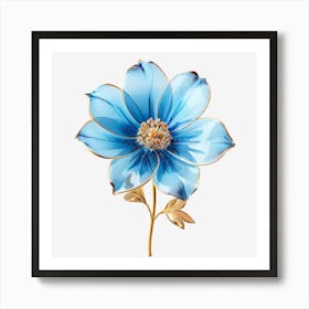 Blue Flower Art Print