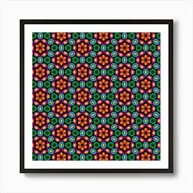 Pattern Texture Seamless Floral Art Print