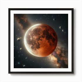 Blood Moon Art Print