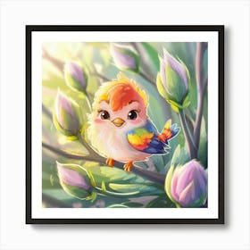 Cute Little Bird Art Print