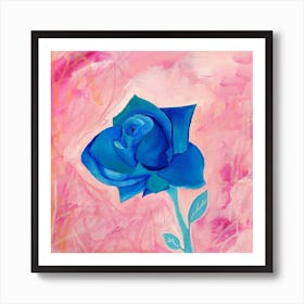 Blue Rose 1 Art Print