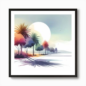 Landscape Painting 77 Art Print