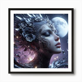 Portrait Of A Woman 10 Art Print