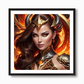 Fire Demon ip Art Print