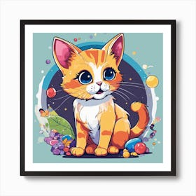 Cute Kitten 1 Art Print