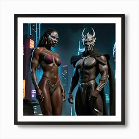 Black Phantom Art Print