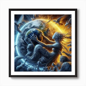 Earth Goddess Art Print