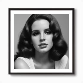 Lana Del Rey Timeless Grace Art Print