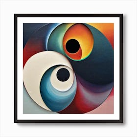 Yin Yang 71 Art Print