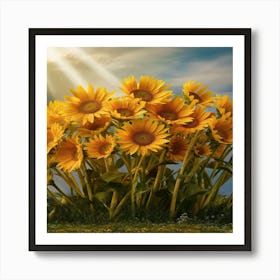 Sunflowers Art Print