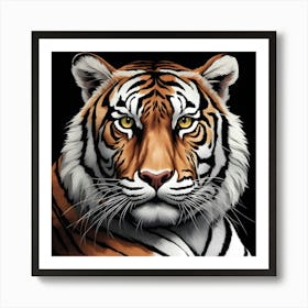 Tiger Portrait 1 Art Print