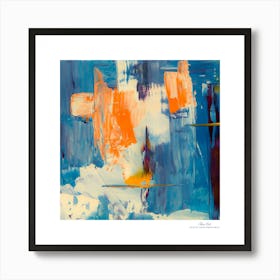 Contemporary art, modern art, mixing colors together, hope, renewal, strength, activity, vitality. American style.57 Art Print