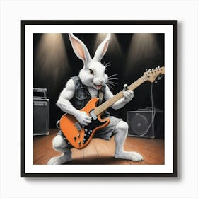 Bunny Rocker 5 Art Print