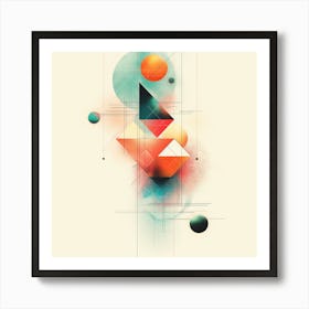 Abstract Geometric Painting Art Print