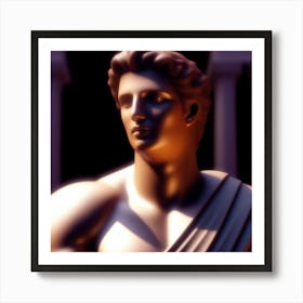 Statue Of Athena 8 Art Print