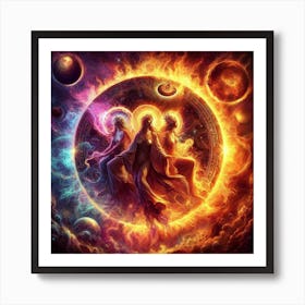 Three Goddesses Art Print