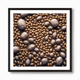 Close Up Of Seeds Art Print